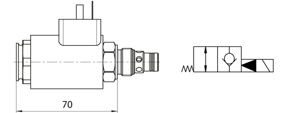 Assembly ARGO HYTOS Drosselventil für Hydraulikaggregat, Kompaktaggregat, Pos. Y