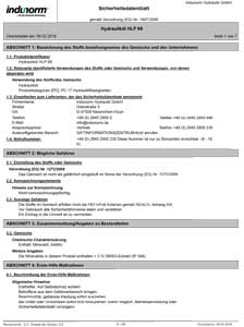 Hoja de datos Aceite Hidráulico HLP 68 - Bidón de 20L