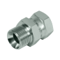 Preview: Gerader Adapter, einstellbar 3/4"