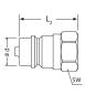 Preview: Quick Coupling, Male, Group 4, 3/4" female BSP, Type HMSTK-ST-NV12BSP16S