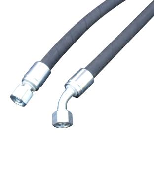 Hydraulikschlauch DN10-12L, IG/IG 45°