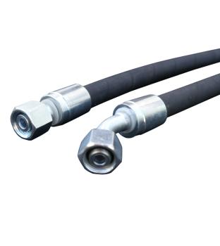 Preview: Hydraulikschlauch DN06-06L, IG/IG 45°