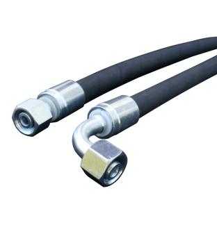 Preview: Hydraulikschlauch DN08-10L, IG/IG90°