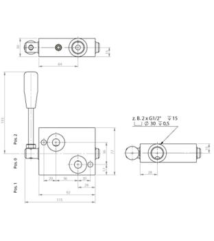 Preview: Hydraulikventil, Abschaltventil für CPM und CPRM Hydraulikmotor