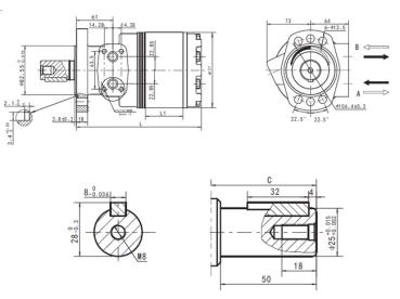 Preview: Hydraulikmotor CMERF6B125C25