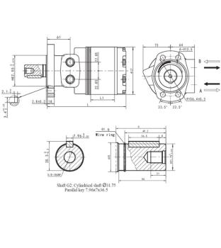 Preview: Hydraulikmotor CMERF4U125CO