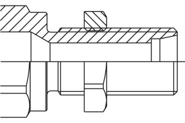 Acoplamiento enchufable, hembra para acoplamiento rápido BG 2, rosca externa pasamuros 8L, tipo HMSTK-ST2-PV5-14CELS08-06M