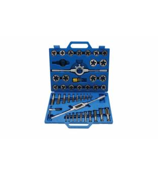 Tap and Die Set | Inch Sizes | 1/4" - 1" | 45 pcs.