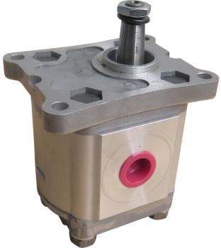 Hydraulikpumpe, Zahnradpumpe, Baugruppe 2 BG2, Euro-Flansch, kon. Welle 1:8, Gewindeanschluss, Schluckvolumen 9 cm³/U, rechtsdrehend