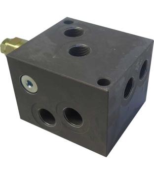 Preview: Grundplatte 1-fach NG10 (CETOP 5), Stahl mit DBV