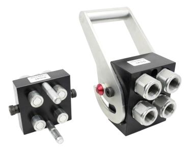 Preview: Multikupplung Stecker und Muffe, Size 8, DN12, 1/2" Typ HMSTK-MULTI-4-12