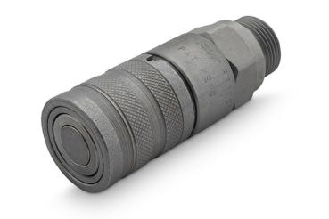 Steckkupplung flachdichtend, Muffe für Schnellkupplung BG 3, 15L Außengewinde, Typ HMSTK-ST-FF22CEL15-12M