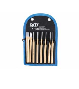 Pin Punch Set | 150 mm | incl. Chisel + Centre Punch | 8 pcs.