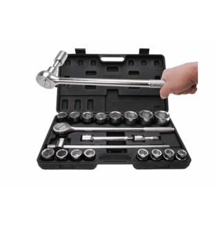 Socket Set | 20 mm (3/4") drive | 19-50 mm | 20 pcs.