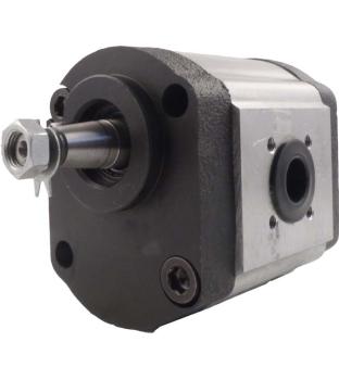 Hydraulic Gear Pump, Group 2, DIN-Flange (type 6), Conical Shaft 1:5 (type D),  Selectable Displacement 4 to 27.9 ccm/REV, rotation left