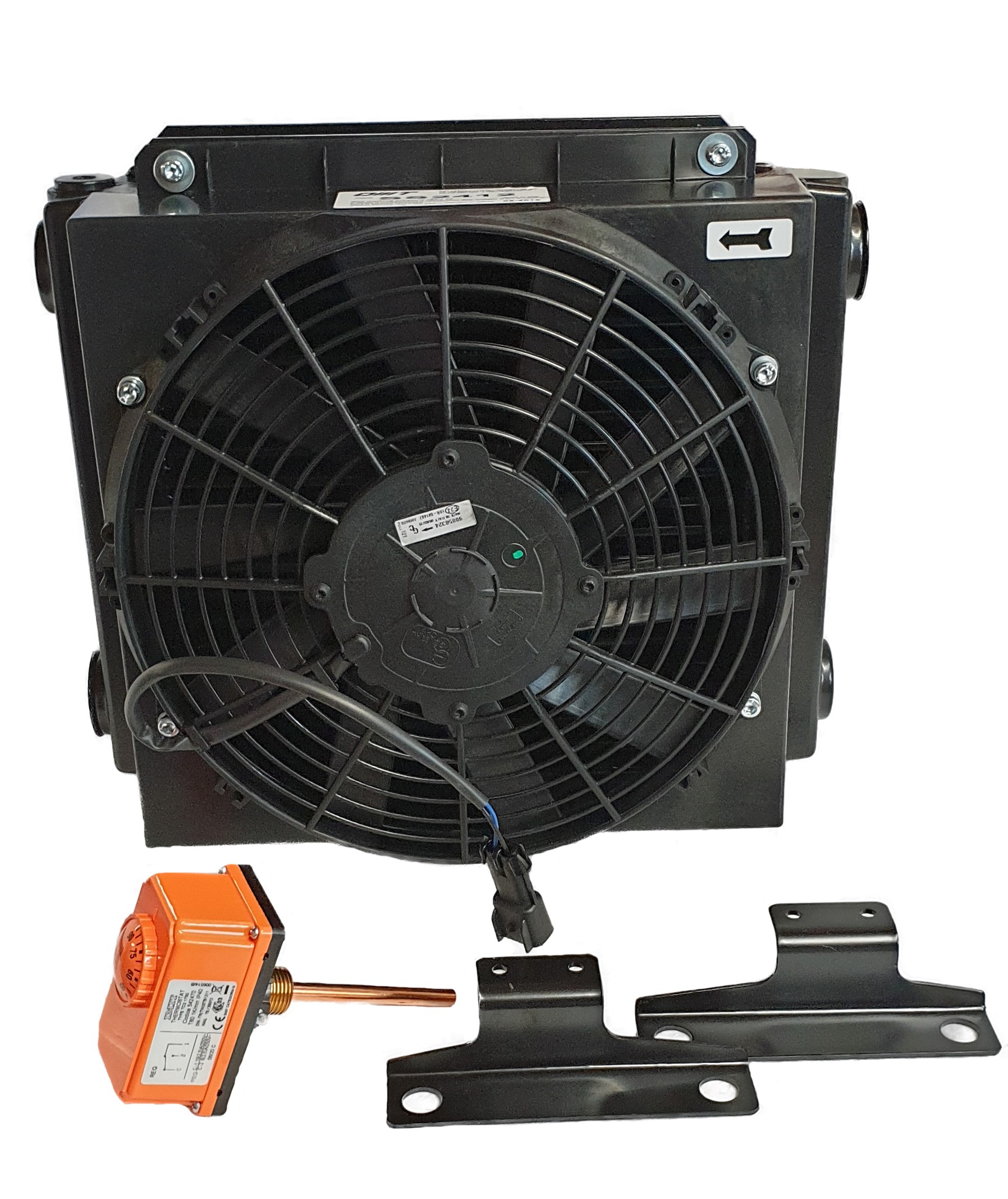 Hydraulic air oil cooler 12 Volt HMKÜ402012 HYDROMOT