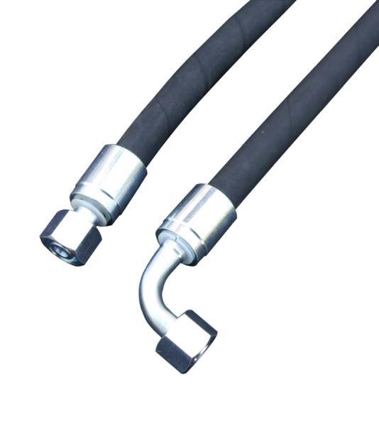 Hydraulikschlauch DN08-10L, IG/IG90°