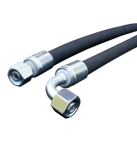 Hydraulikschlauch DN08-10L, IG/IG90°