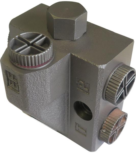 Prioritätsventil HMPVFS40_4B, 40 l/min, Federvorspanndruck 4 bar, Flanschausführung