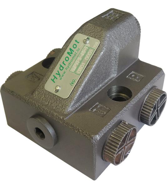 Prioritätsventil HMPVFS40_4B, 40 l/min, Federvorspanndruck 4 bar, Flanschausführung