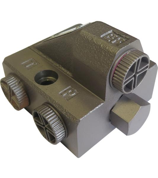 Prioritätsventil HMPVFS40_4B, 40 l/min, Federvorspanndruck 4 bar, Flanschausführung