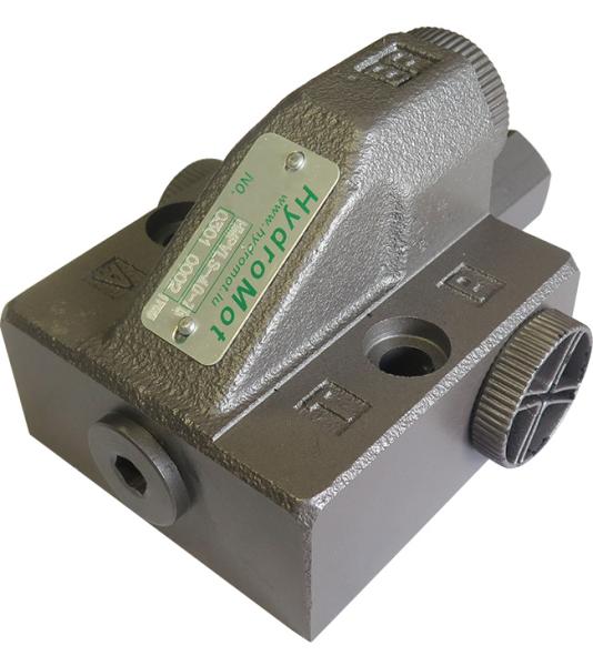 Prioritätsventil HMPVLS40_7B, 40 l/min, Federvorspanndruck 7 bar, Rohrleitungsbauweise