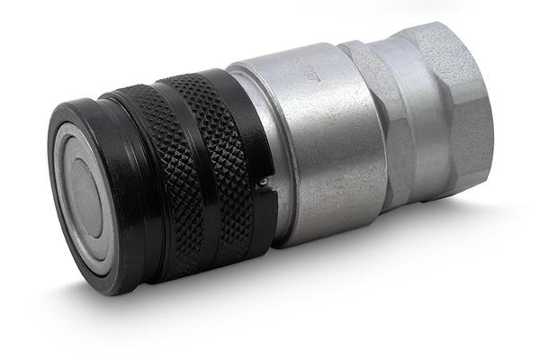 Giunto a innesto, a tenuta piatta, manicotto per accoppiamento rapido BG 3, filettatura interna 1/2", collegabile sotto pressione, tipo HMSTK-ST3FF08BSP12M