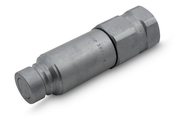 Steckkupplung flachdichtend, Stecker für Schnellkupplung BG 2, 3/8" Innengewinde, unter Druck kuppelbar Typ HMSTK-ST3FF06BSP10S