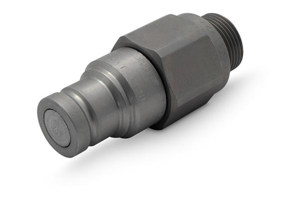 Raccord enfichable à joint plat, bouchon pour raccord rapide BG 2, 15L filetage extérieur, type HMSTK-ST-FF22CEL15-10S