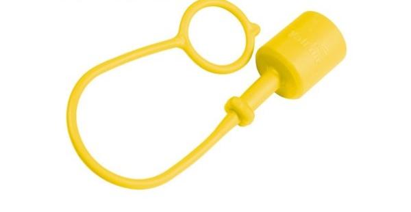 Cappuccio antipolvere, giunto a innesto, valvola conica, spina per BG 3, tipo HMSTK-SS-ST-12P-GE-S