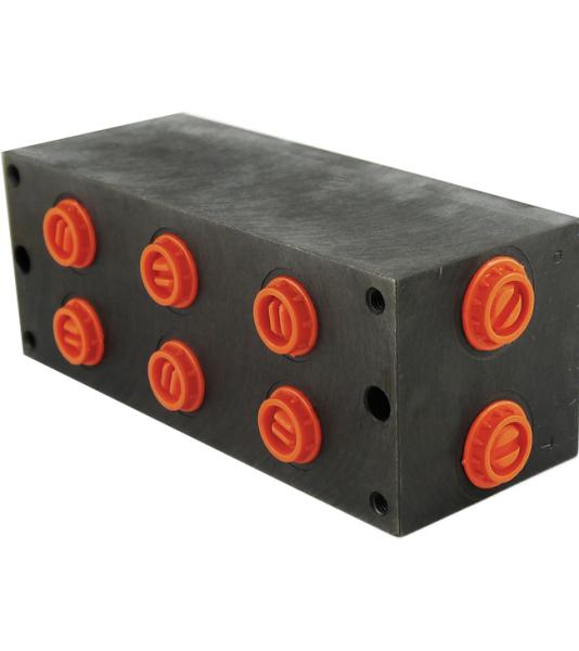 Manifold 3-stage CETOP 3, steel